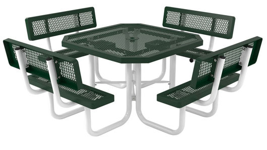 Picture of 46 in. Octagonal Regal Portable Table w/ Backs