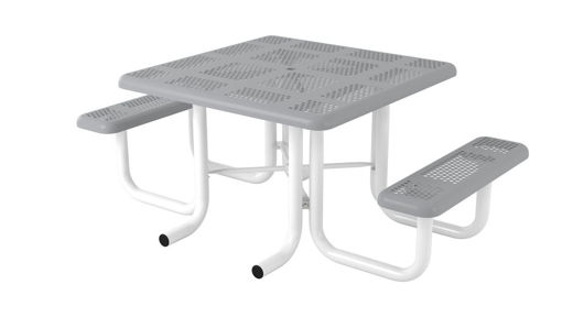 Picture of 46 in. Perforated Portable Heavy Table - 2 Seat