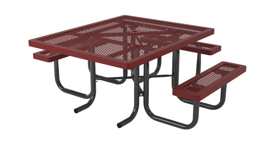 Picture of 46 in. Square Regal Portable ADA Table - 3 Seat