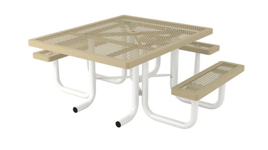 Picture of 46 in. Square Regal Portable Heavy ADA Table - 3 Seat ADA 