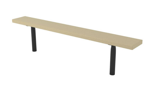 Picture of 6 ft. Plasti-Plank Style Bench In Ground