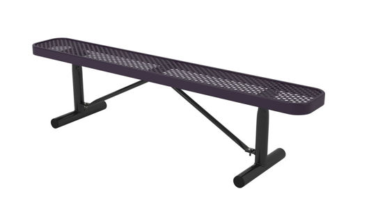 Picture of 6ft Ultra Leisure Perforated Style Bench Portable Mount 