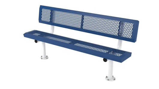 Picture of 6ft. Infinity Style Bench with Back Surface Mount