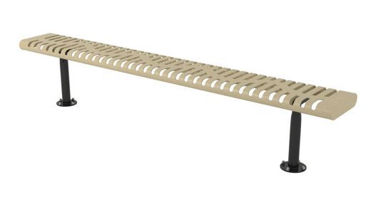 Picture of 8 ft. Classic Rolled Style Bench Surface Mount