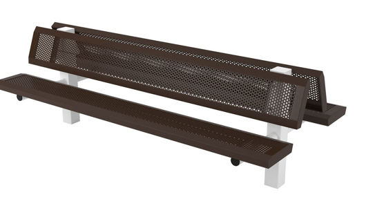 Picture of 8Ft. Infinity Innovated Style Benches Ground Mount