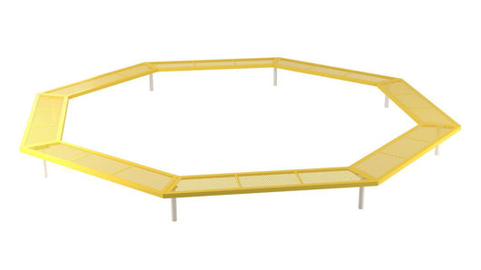 Picture of 96 in. Octagon Ground Mount Bench