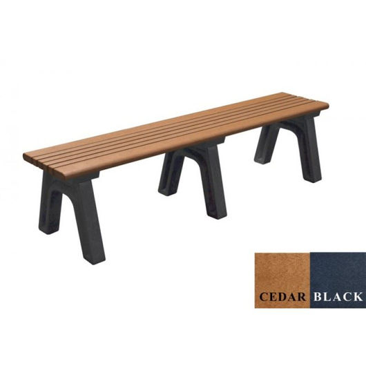 Picture of Cambridge 6' Flat Plastic Bench