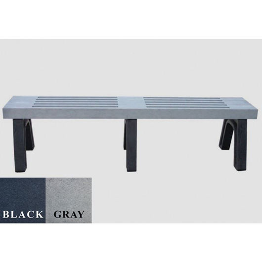 Picture of Elite 6' Flat Plastic Bench