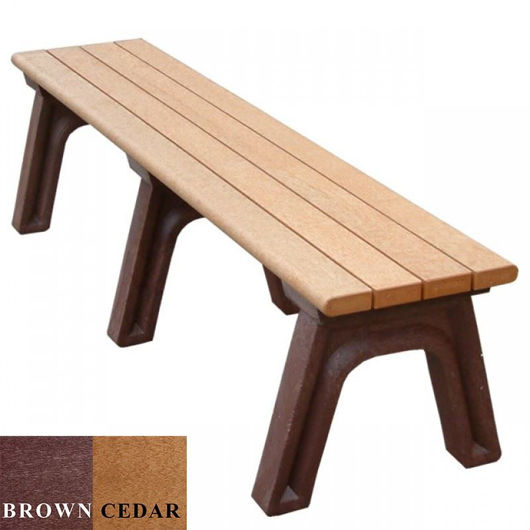 Picture of Park Classic 6' Flat Plastic Bench