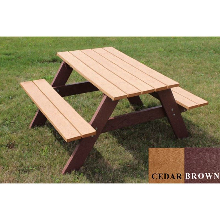 Picture of Economizer Space Saver 4' Picnic Plastic Table