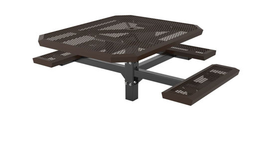 Picture of 46 ft. ft. Infinity Style 3 Seat Pedestal Table In Ground Mount Design ADA 