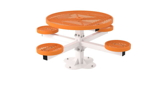 Picture of 42 in. Canteen Style Table with Seats Surface Mount 