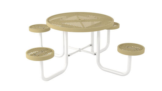 Picture of 42 in. Round Table with Seats Portable